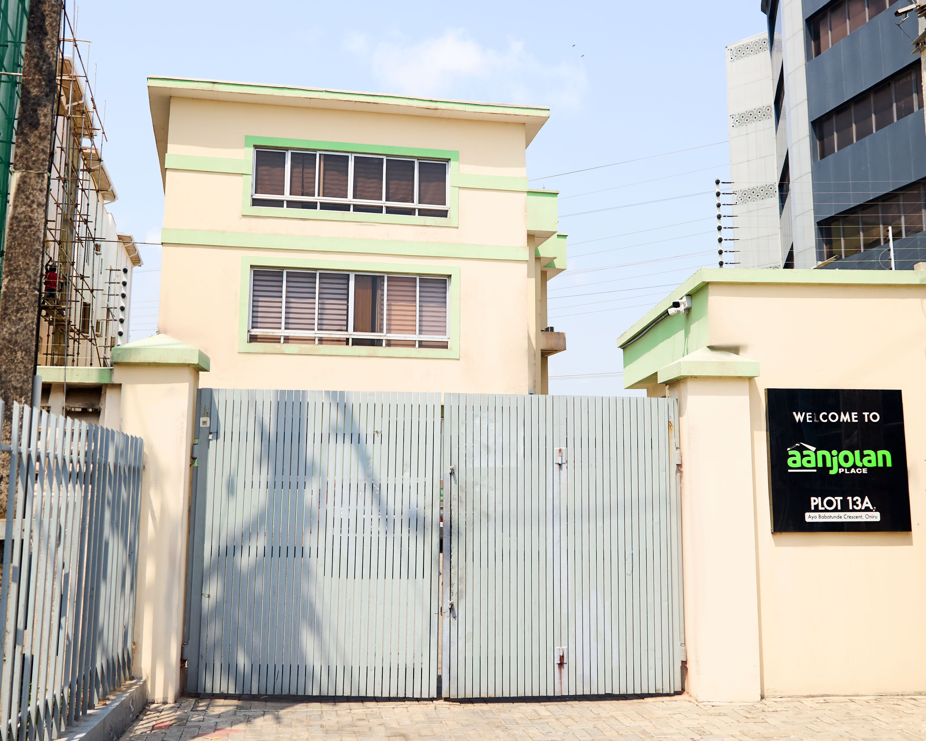 Exterior of ECOLAW Firm's office at Aanjolan Place
