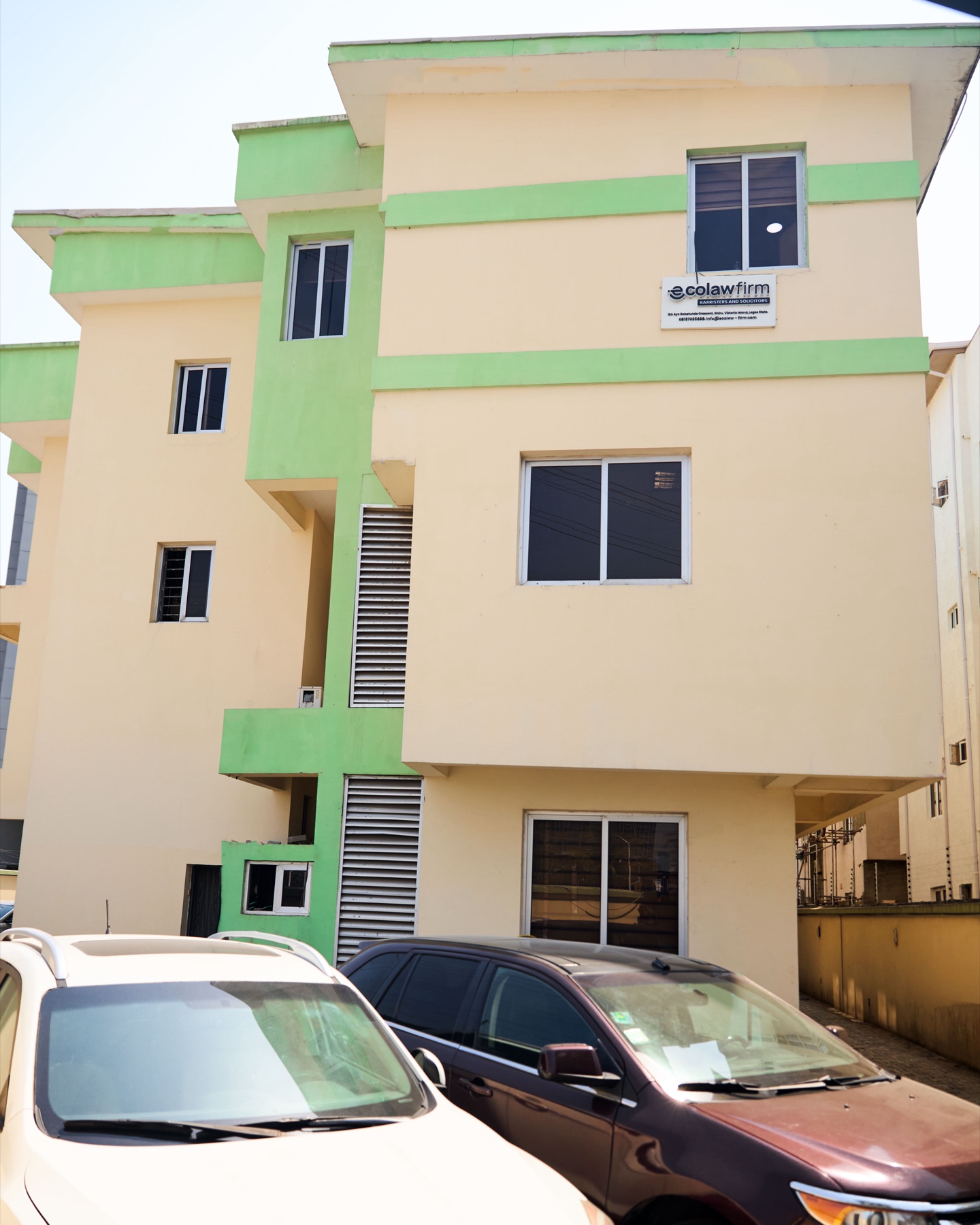 Exterior of ECOLAW Firm's office
