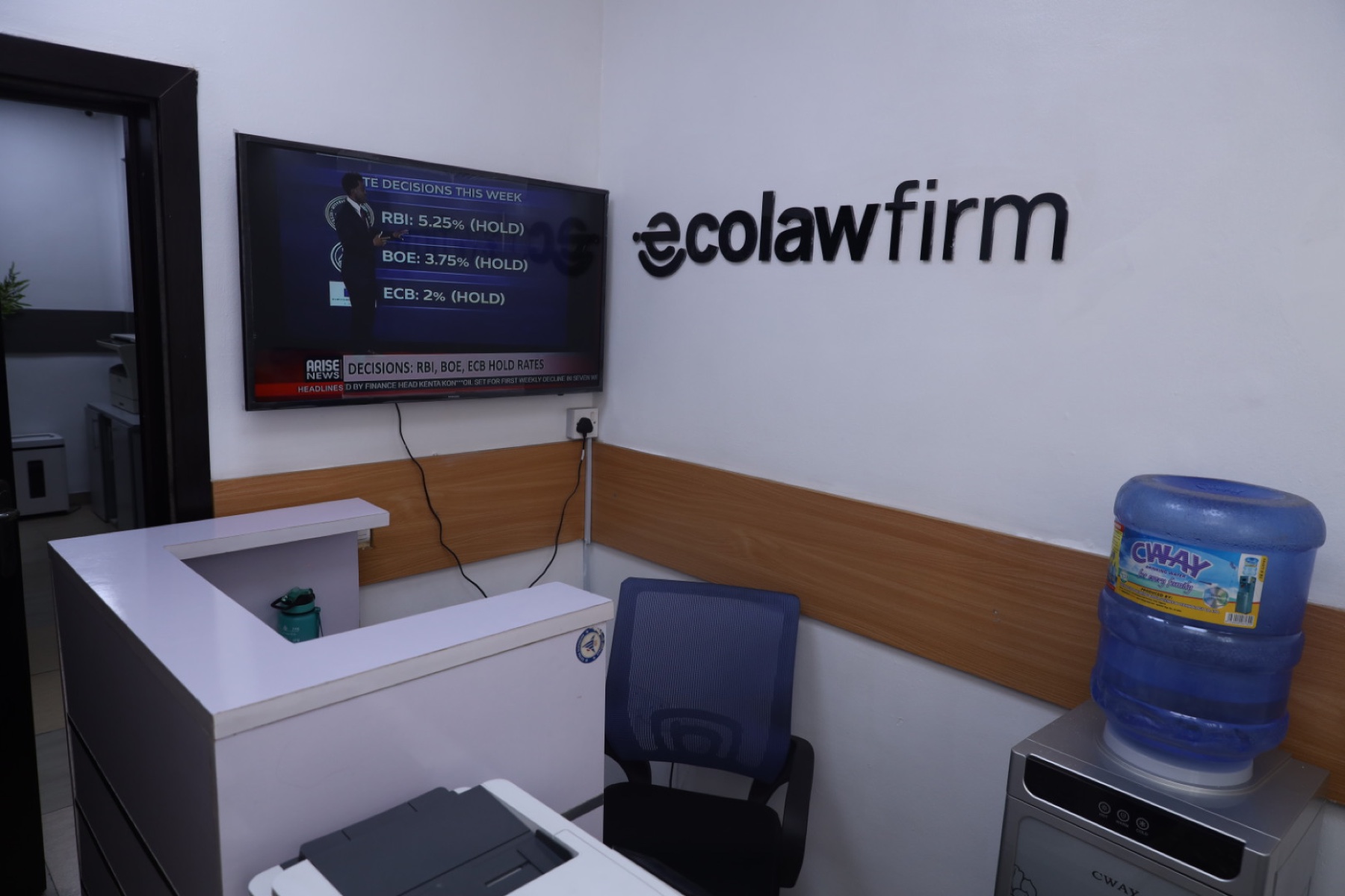 ECOLAW Firm reception area